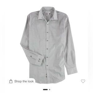 Bar III Men’s Square Dobby Button Down Dress Shirt